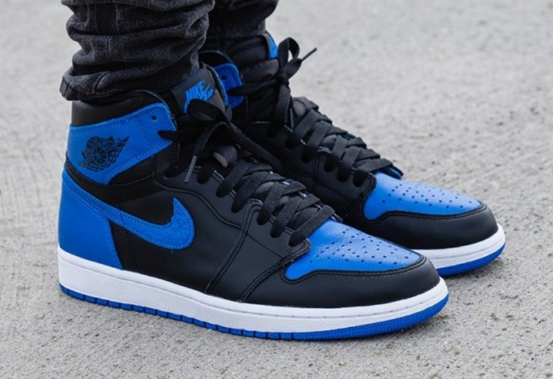 Air Jordan 1 High OG,皇家蓝,55508  上次市价小三千！「新皇家蓝」AJ1 最新实物上脚曝光！