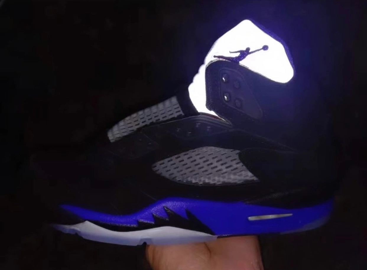 AJ,Air Jordan 5,Racer Blue,CT4  3M 反光亮眼！赛车蓝 AJ5 实物图曝光！