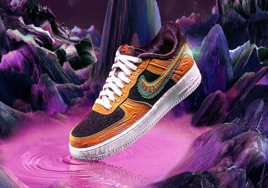 Nike,2021 Día De Muertos Colle  细节极其精美！亡灵节主题 Air Force 1 首次曝光！