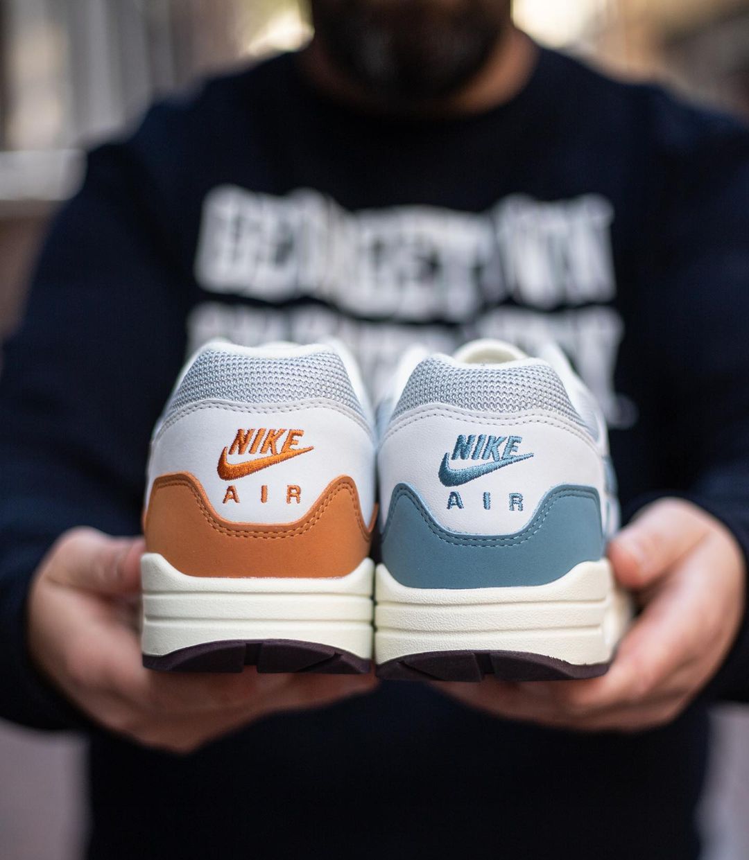 Patta,Nike,Air Max 1,Noise Aqu  原价能买就太香了！水蓝 Patta x Nike 上脚照曝光！下月发售！
