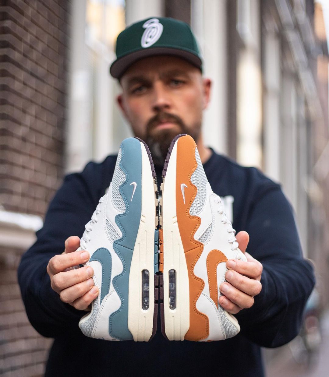 Patta,Nike,Air Max 1,Noise Aqu  原价能买就太香了！水蓝 Patta x Nike 上脚照曝光！下月发售！