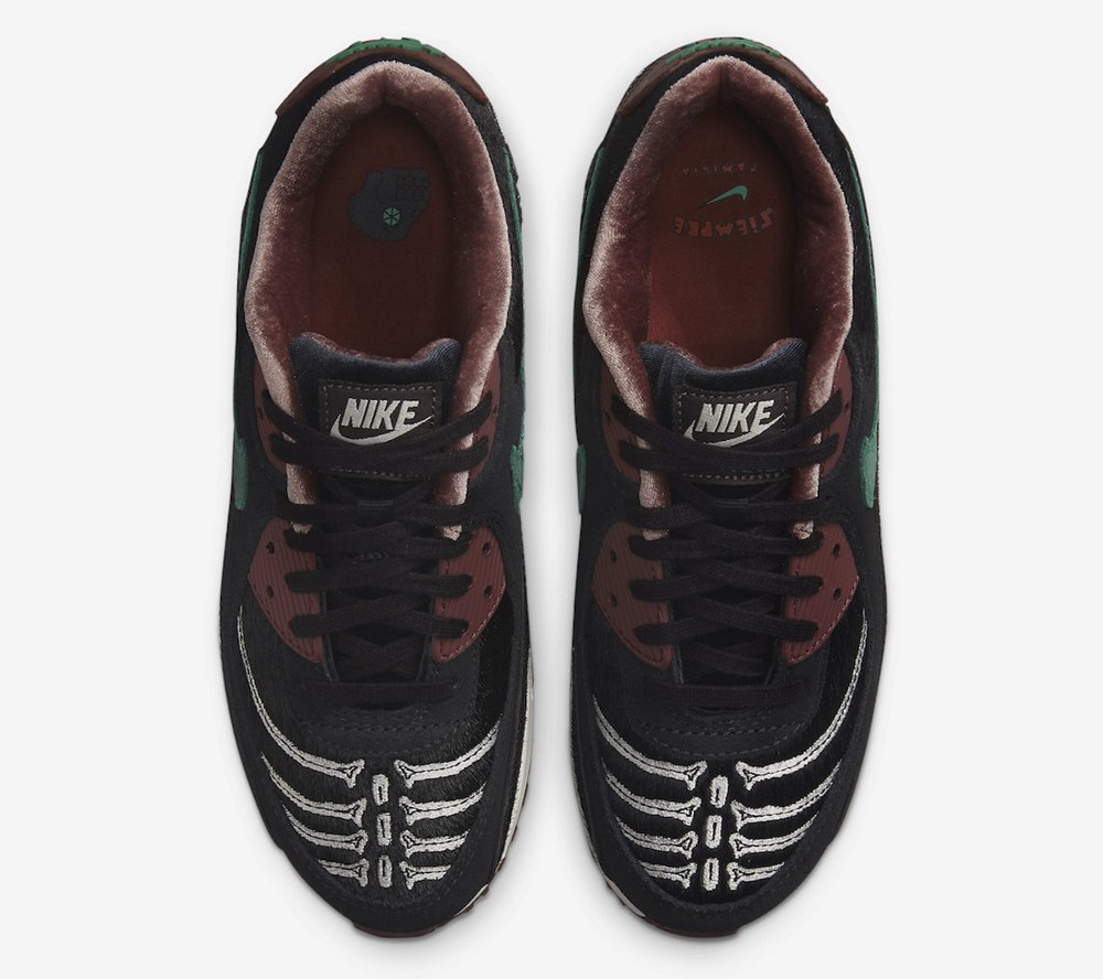 Nike,DO2154-010,Air Max 90 WMN  一年一度的亡灵节配色！全新 Air Max 90 官图曝光！