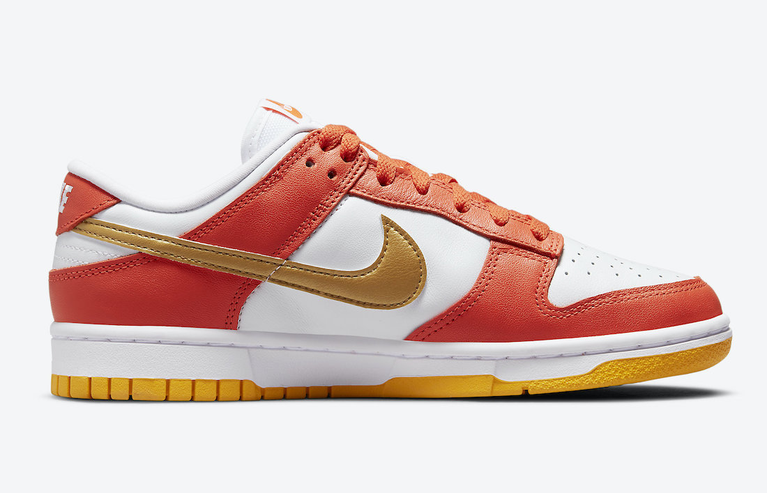 Nike Dunk Low,University Gold  冬日活力暖色！全新 Dunk「大学金」官图曝光！
