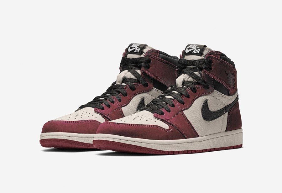 AJ1，Air Jordan 1，Burgundy Crus  酷似芝加哥配色！全新 Air Jordan 1 发售日期曝光！