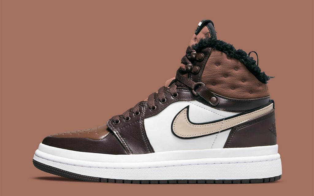Light Chocolate，DC7723-200，Acc  抗寒必入款！全新配色 Air Jordan 1 实物曝光！