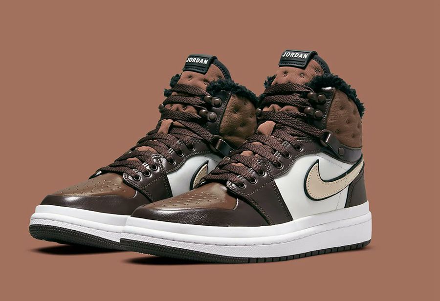 Light Chocolate，DC7723-200，Acc  抗寒必入款！全新配色 Air Jordan 1 实物曝光！