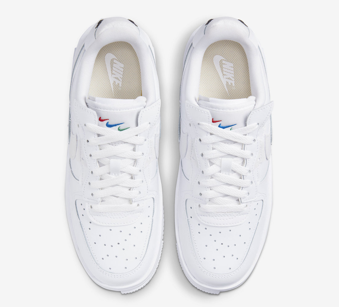 DH1290-100，Air Force 1 Fontank  炫酷拼接设计！全新 Air Force 1 官图曝光！