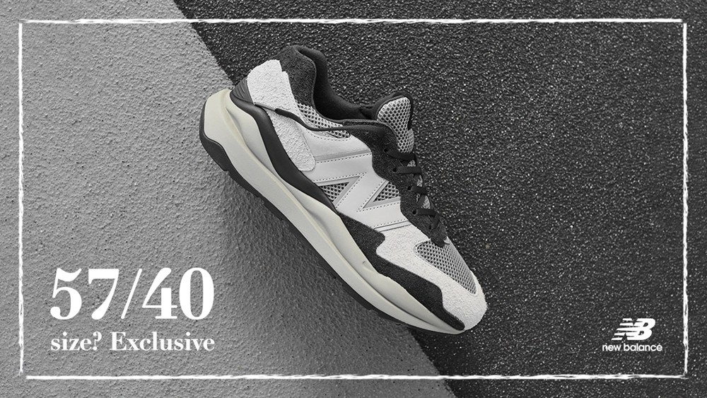 New Balance,size?,57/40  有奥利奥那味了！全新联名 New Balance 57/40 官图曝光！