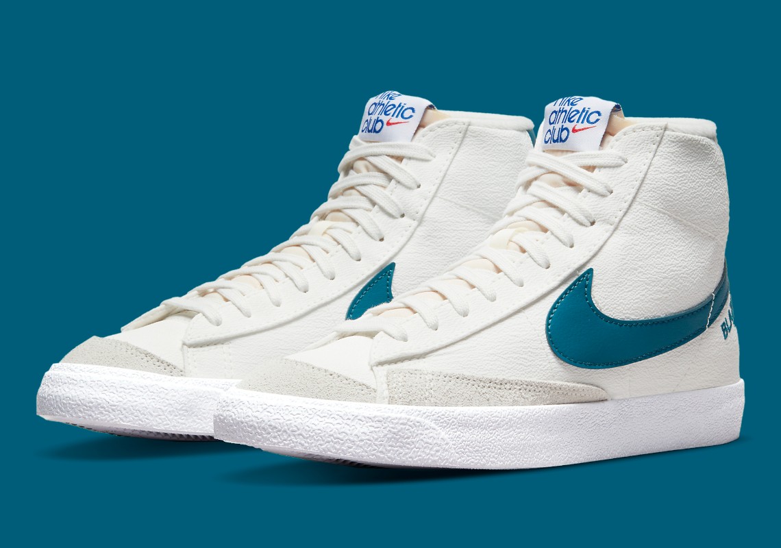 Nike,的,最新,系列,Athletic,Club,之前,  后跟刺绣真精致！Blazer Mid 秋冬穿搭新选择！