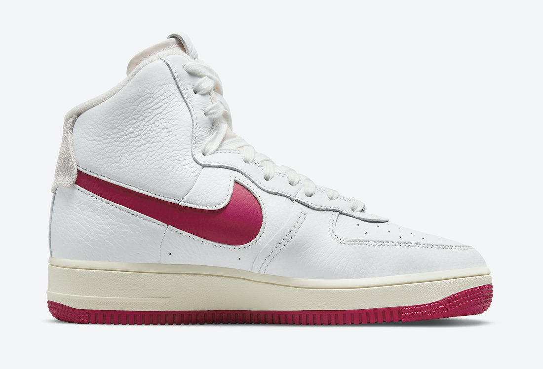 Nike,AF1,Air Force 1,Gym Red,S  满满「Vibe 风」！全新 Air Force 1 Hi 取消绑带设计！