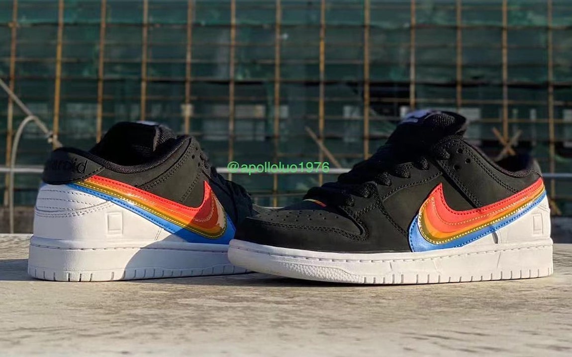 Dunk SB,Nike,发售,Polaroid  三层勾设计！sacai 直呼内行！宝丽来 Dunk SB 最新实物曝光！