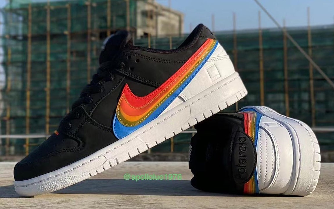 Dunk SB,Nike,发售,Polaroid  三层勾设计！sacai 直呼内行！宝丽来 Dunk SB 最新实物曝光！