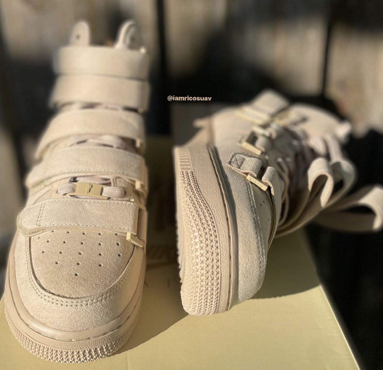 Nike,Air Force 1 High,Billie E  「碧梨 x AF1」实物首次曝光！罕见新设计！