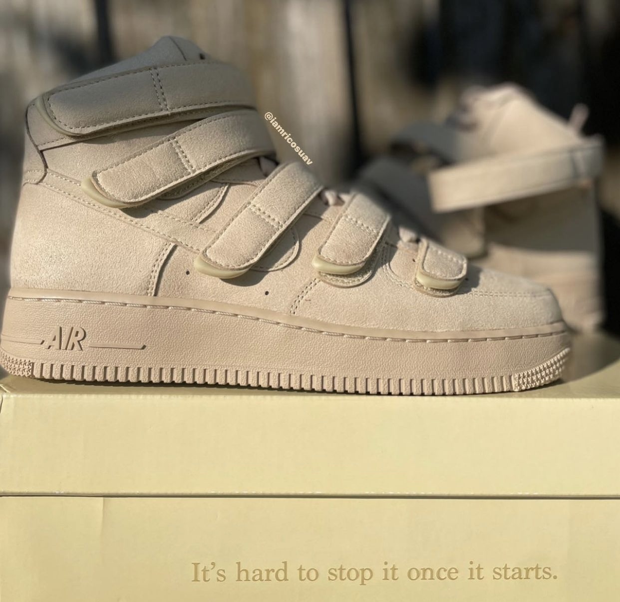 Nike,Air Force 1 High,Billie E  「碧梨 x AF1」实物首次曝光！罕见新设计！