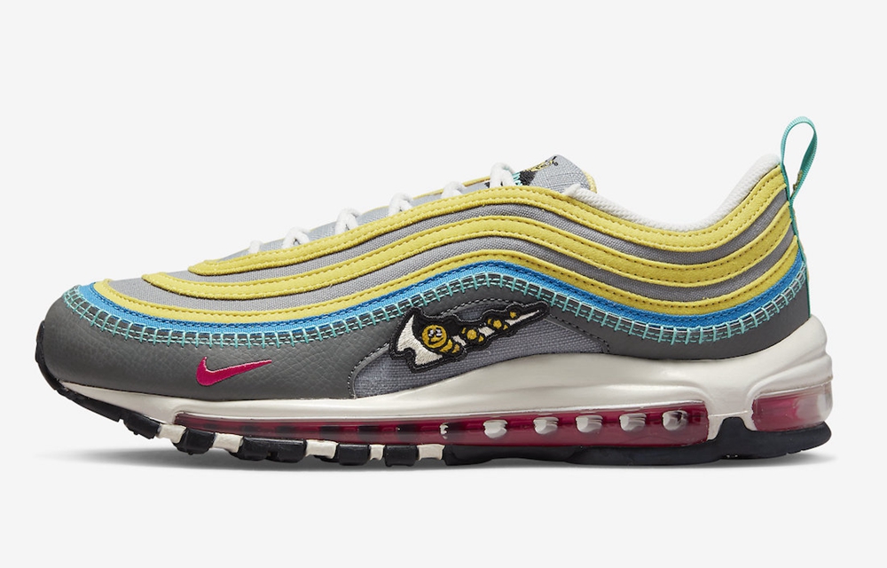 Nike,Air Max 97,DH4759-001  可爱卡通主题！全新配色 Air Max 97 官图曝光！
