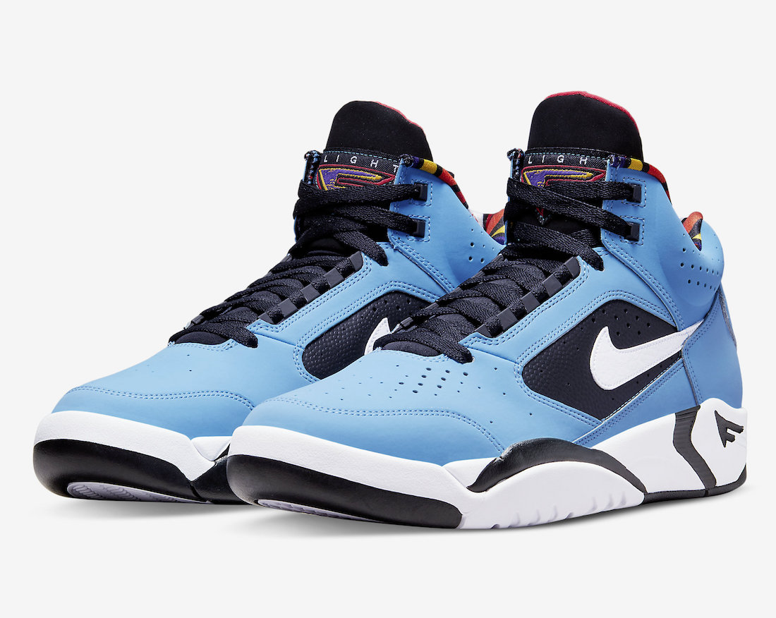 Nike,Air Flight Lite Mid,DQ777  复古气息十足！「大学蓝」Air Flight 官图曝光！