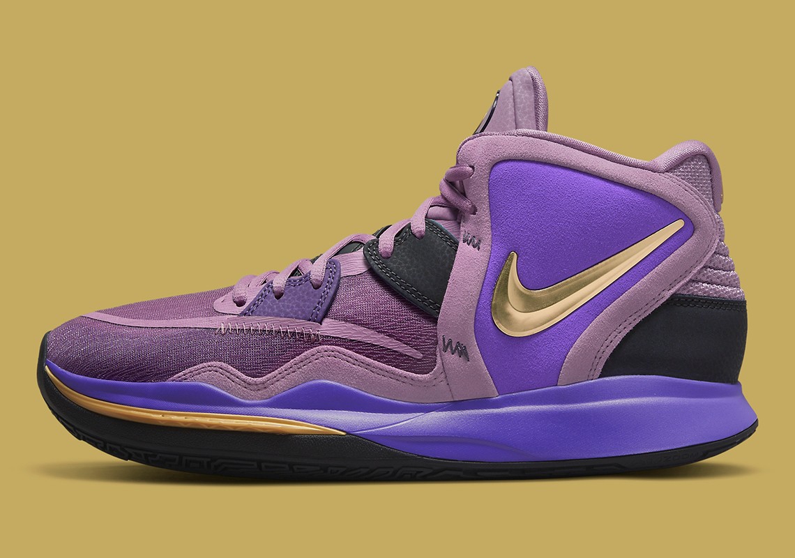 Nike,Kyrie 8,Infinity  鞋舌极具特点！紫金 Kyrie 8 实物曝光！