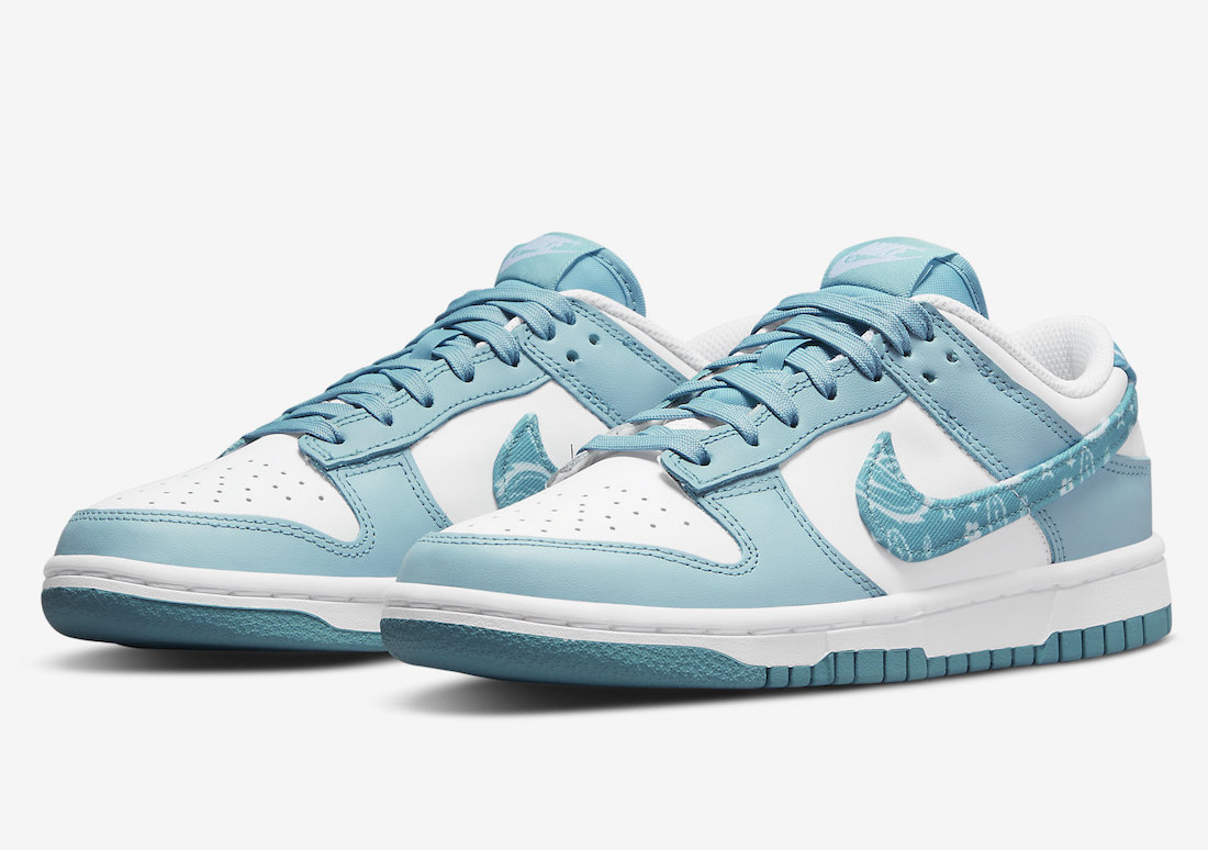 Nike SB,Nike,Dunk Low,Paisley  全鞋身满印！腰果花 Dunk SB 实物首次曝光！