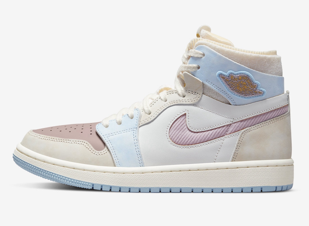 Air Jordan 1 Zoom CMFT,DQ5092-  复活节彩蛋装扮！新配色 Air Jordan 1 也太可爱了！