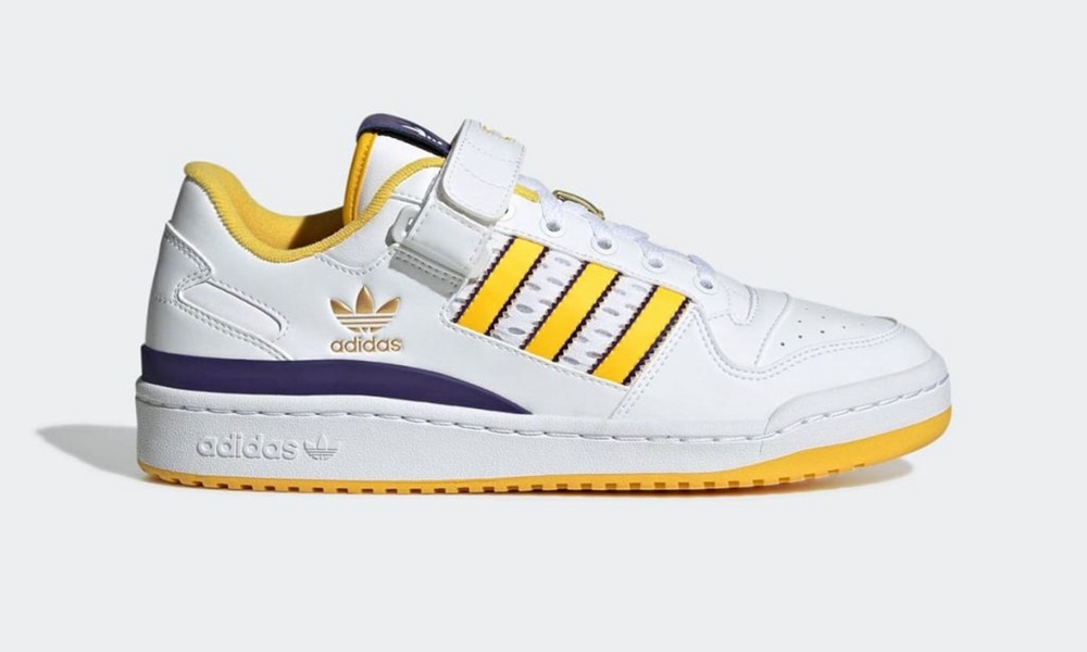 adidas,Forum Low,Lakers,HR1022  湖人队配色！全新 adidas Originals Forum Low 官图曝光！