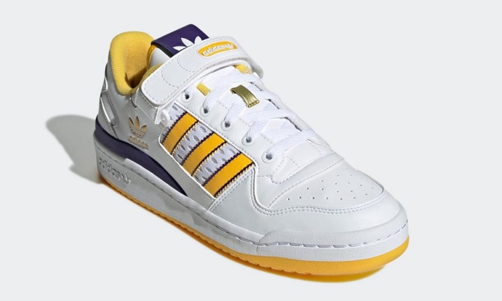 adidas,Forum Low,Lakers,HR1022  湖人队配色！全新 adidas Originals Forum Low 官图曝光！
