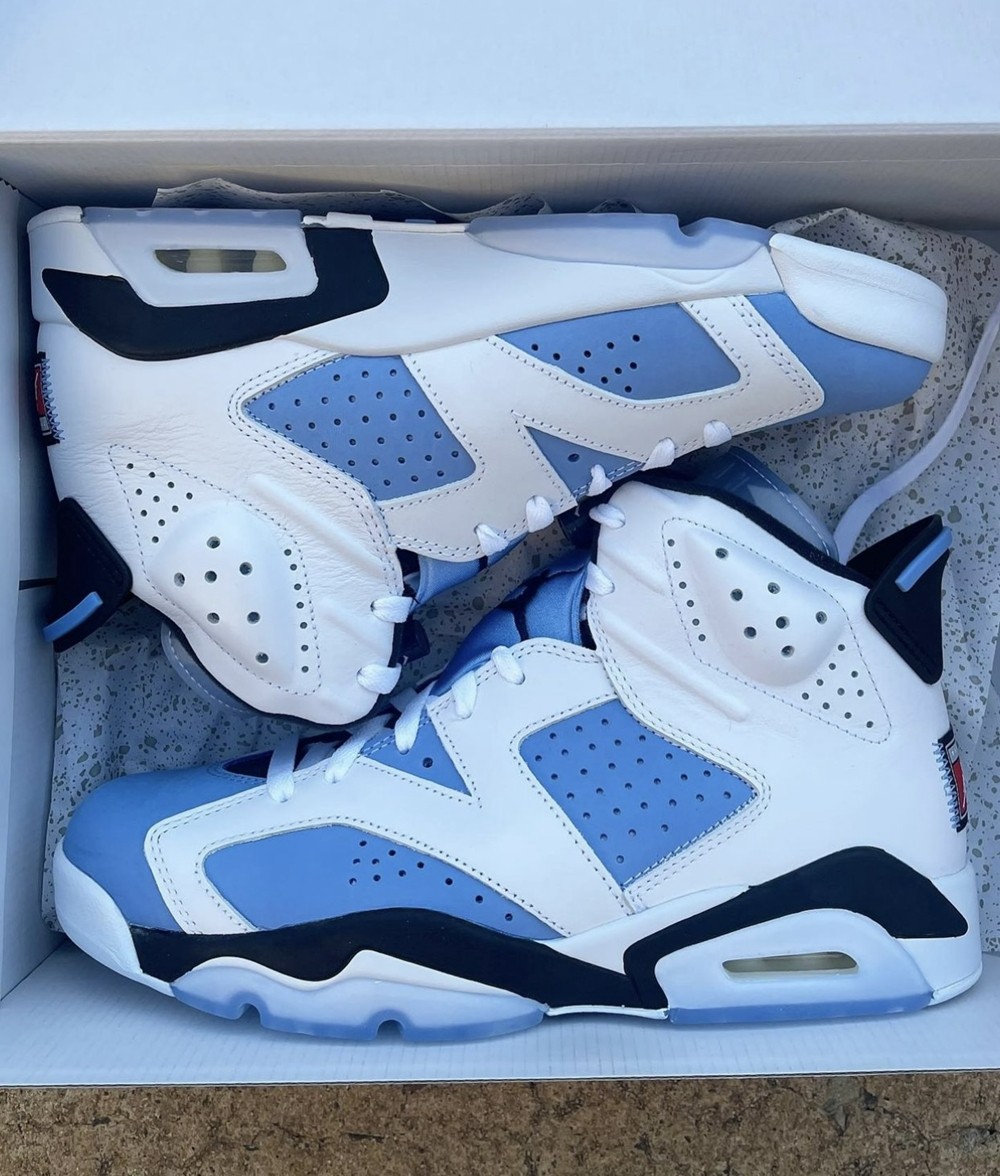 Air Jordan 6,UNC,CT8529-410  苦等半年终于要来了！北卡蓝 AJ6 最新实物曝光！