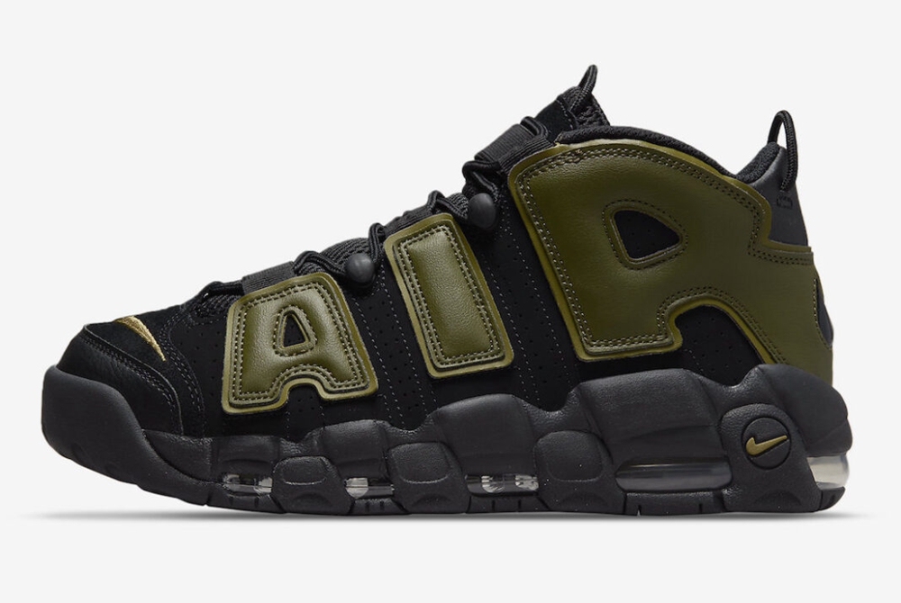 Nike,Air More Uptempo,Rough Gr  军事风格装扮！全新 Nike Air More Uptempo 官图曝光！