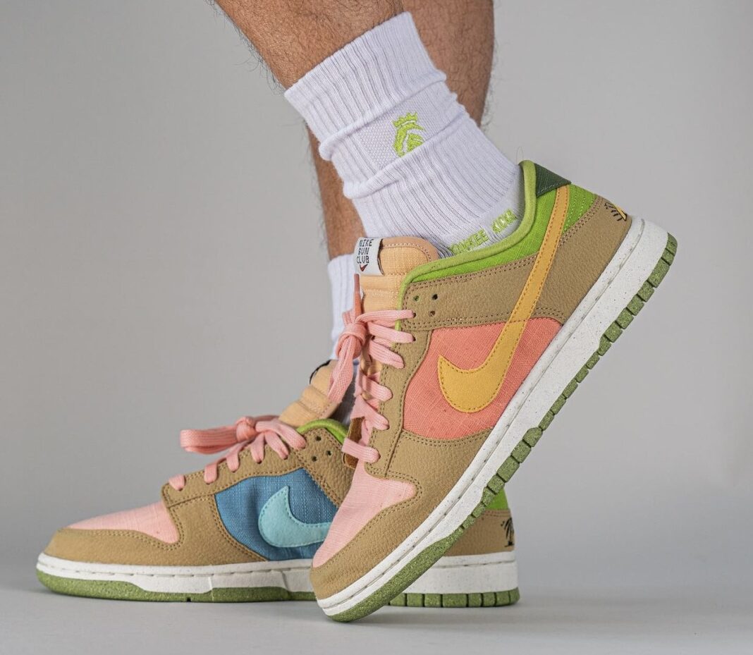 Nike,Dunk Low,Nike Sun Club,DM  「糖果」Dunk 最新上脚图曝光！缤纷撞色太诱人！