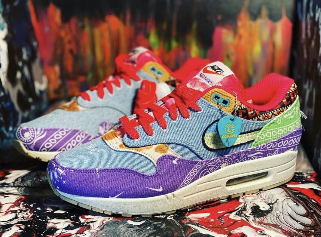 Nike,Concepts,Air Max 1,DN1803  村上隆看完直呼内行！Concepts x Nike 新配色实物曝光！