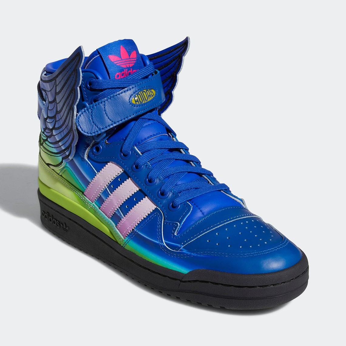 adidas Forum Wings 4.0,Jeremy  风骚雪碧主题！「翅膀鞋」JS x adidas Forum 官图曝光！