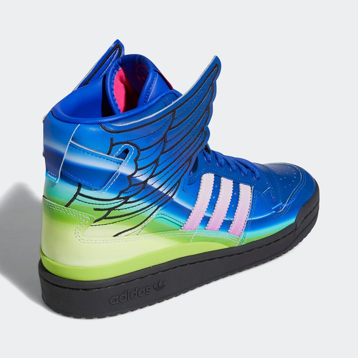 adidas Forum Wings 4.0,Jeremy  风骚雪碧主题！「翅膀鞋」JS x adidas Forum 官图曝光！
