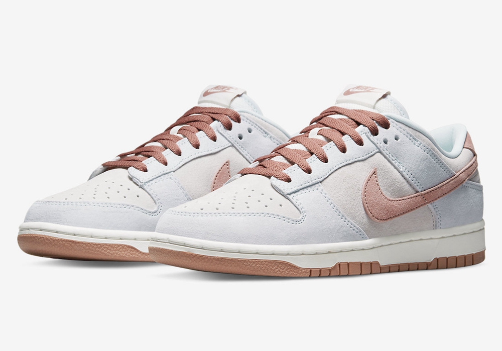 DH7576-400,Fossil Rose,Dunk Hi  甜美冰淇淋装扮！全新配色 Nike Dunk Low 官图曝光！