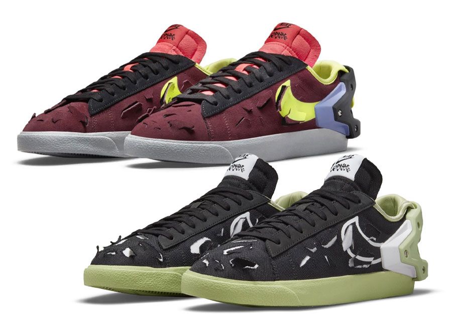 Nike,Blazer Low,ACRONYM,Night  「机能后跟」越看越上头！ACRONYM x Nike 官图首次曝光！