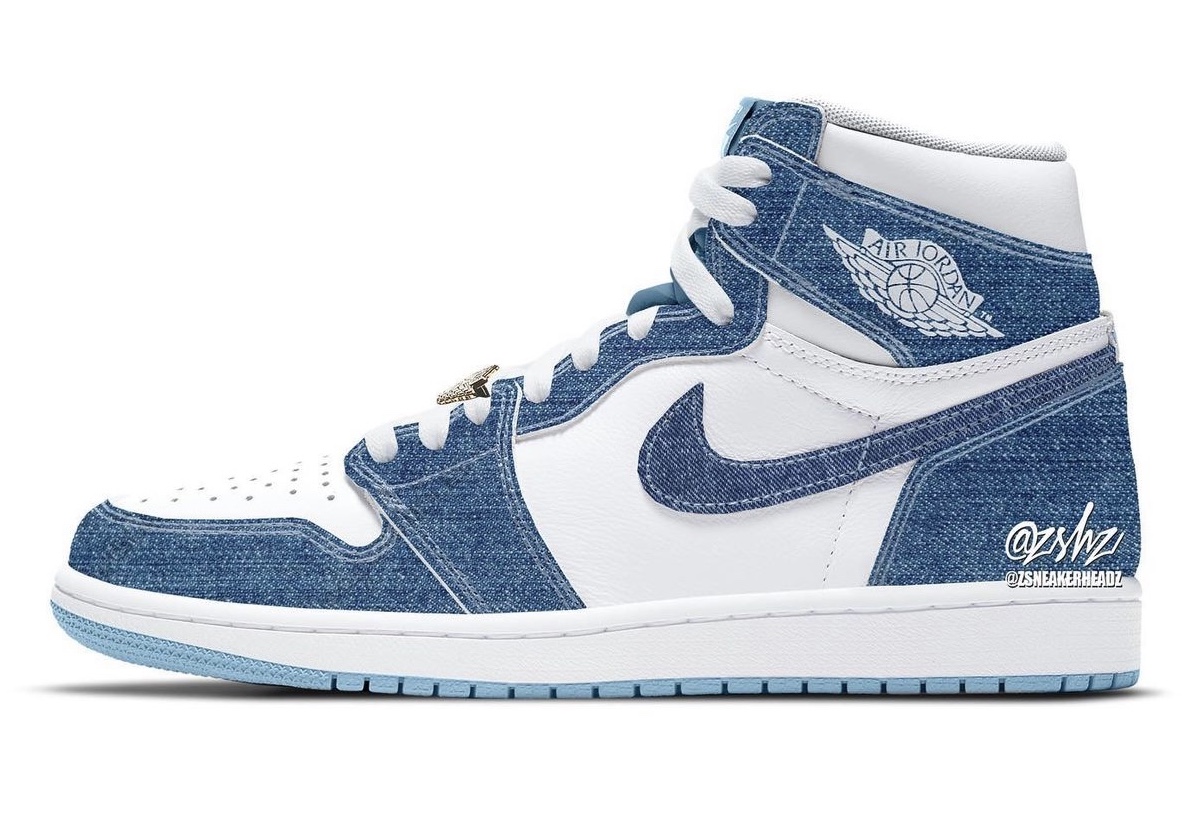 Air Jordan 1,AJ,AJ1,Denim,DM90  「丹宁」AJ1 实物终于有了！配件还挺华丽！