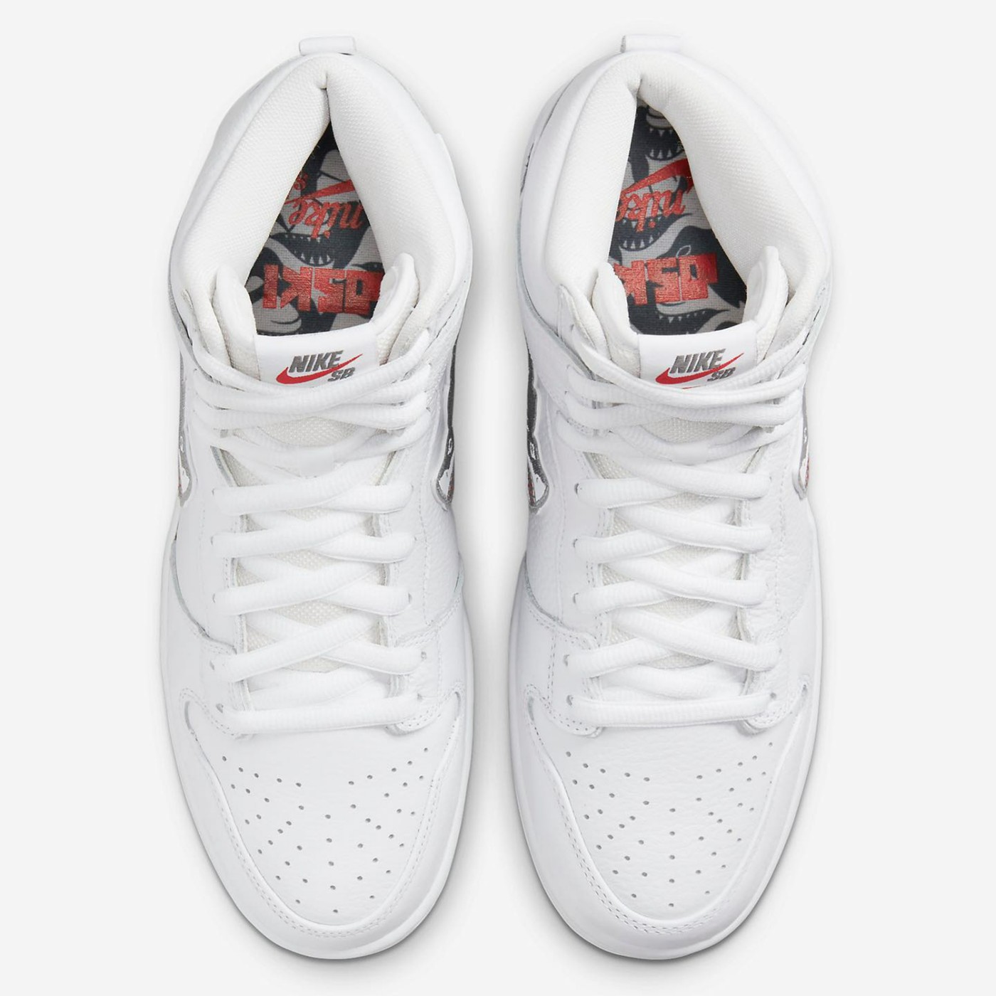 Oski,Nike,SB Dunk High,White S  发售日期确定！「大白鲨」 Oski x SB Dunk Hi 官图曝光！