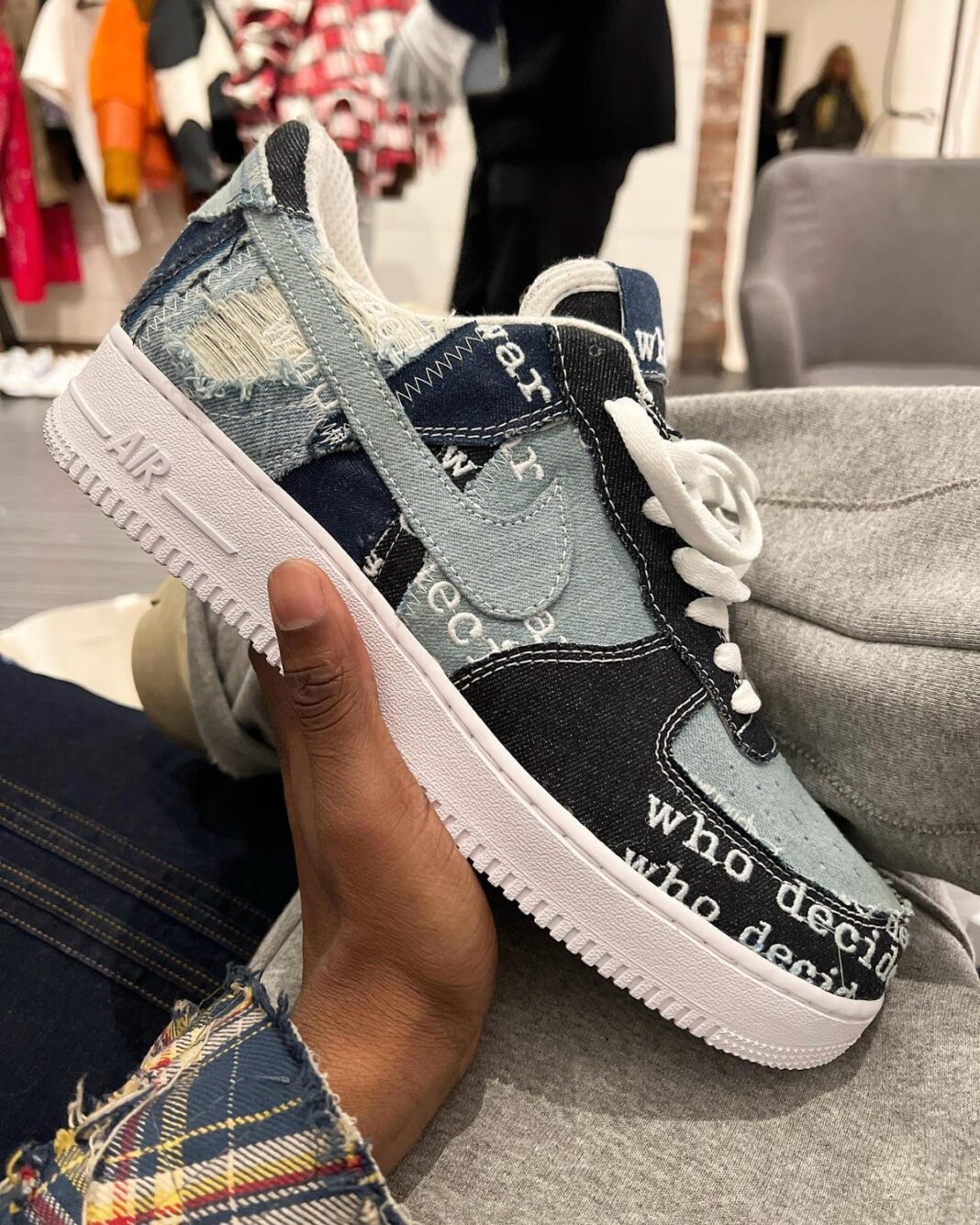 Virgil,兄弟,亲自,设计,「,破坏,牛仔,」,Air,  Virgil 兄弟亲自设计！「破坏牛仔」Air Force 1 实物曝光！