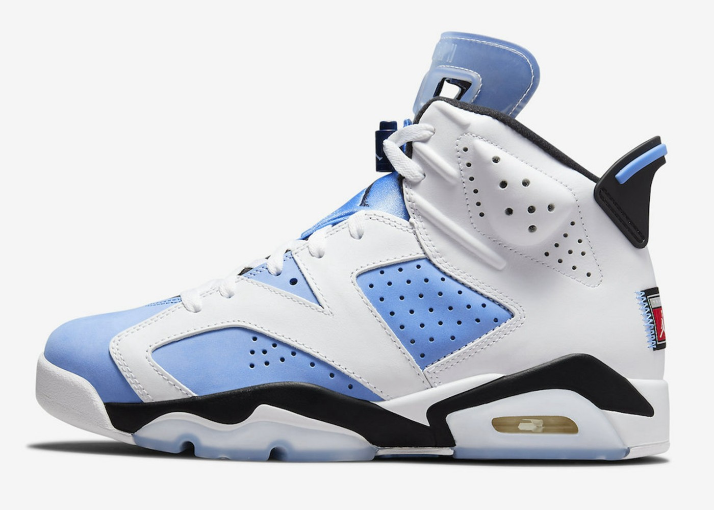 Air Jordan 6,UNC,CT8529-410  还有半个月就发售！北卡蓝 AJ6 官图终于来了！