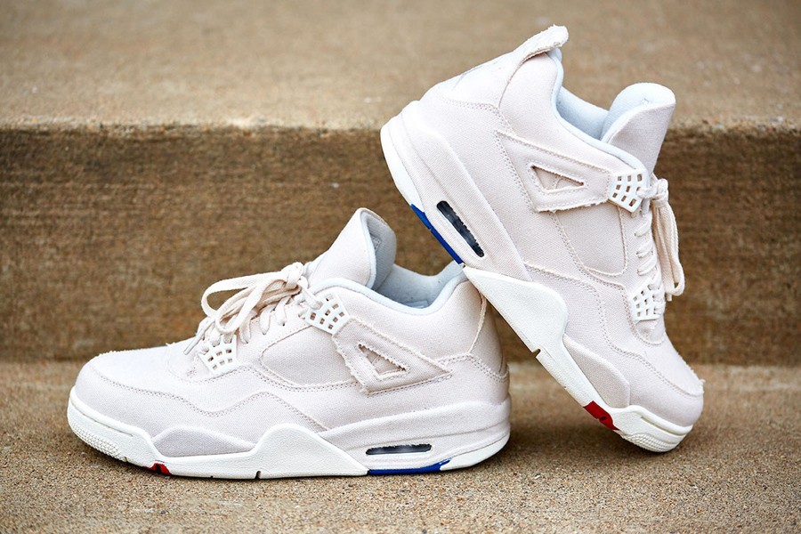 Air Jordan 4,AJ4,Black Canvas,  酷黑丹宁 AJ4 首次曝光！网友：这不是小阿姆么！