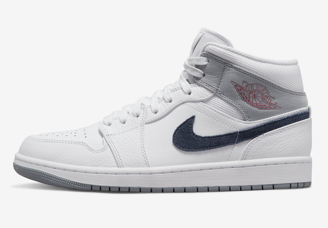 AJ,Air Jordan 1 Mid,Paris,DR80  月底又有新惊喜！「巴黎」Air Jordan 1 发售临近！