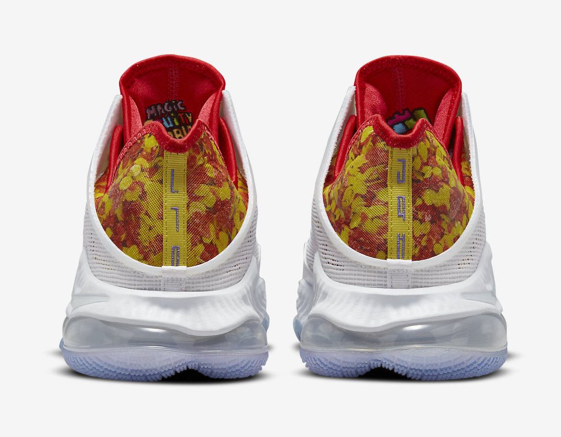 发售,LeBron 19 Low,DQ8344-100,Ma  詹皇最爱的水果麦片！全新 LeBron 19 Low 即将发售！