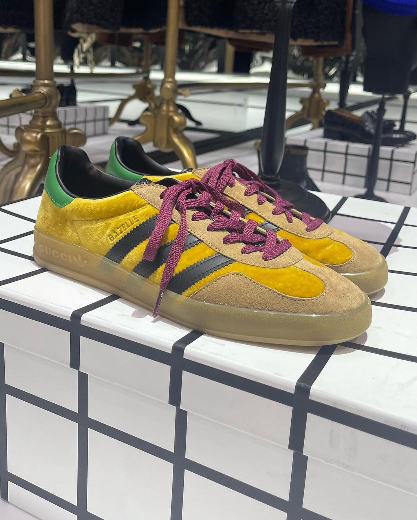 adidas x Gucci  多图更新！adidas x Gucci 联名鞋细节曝光！