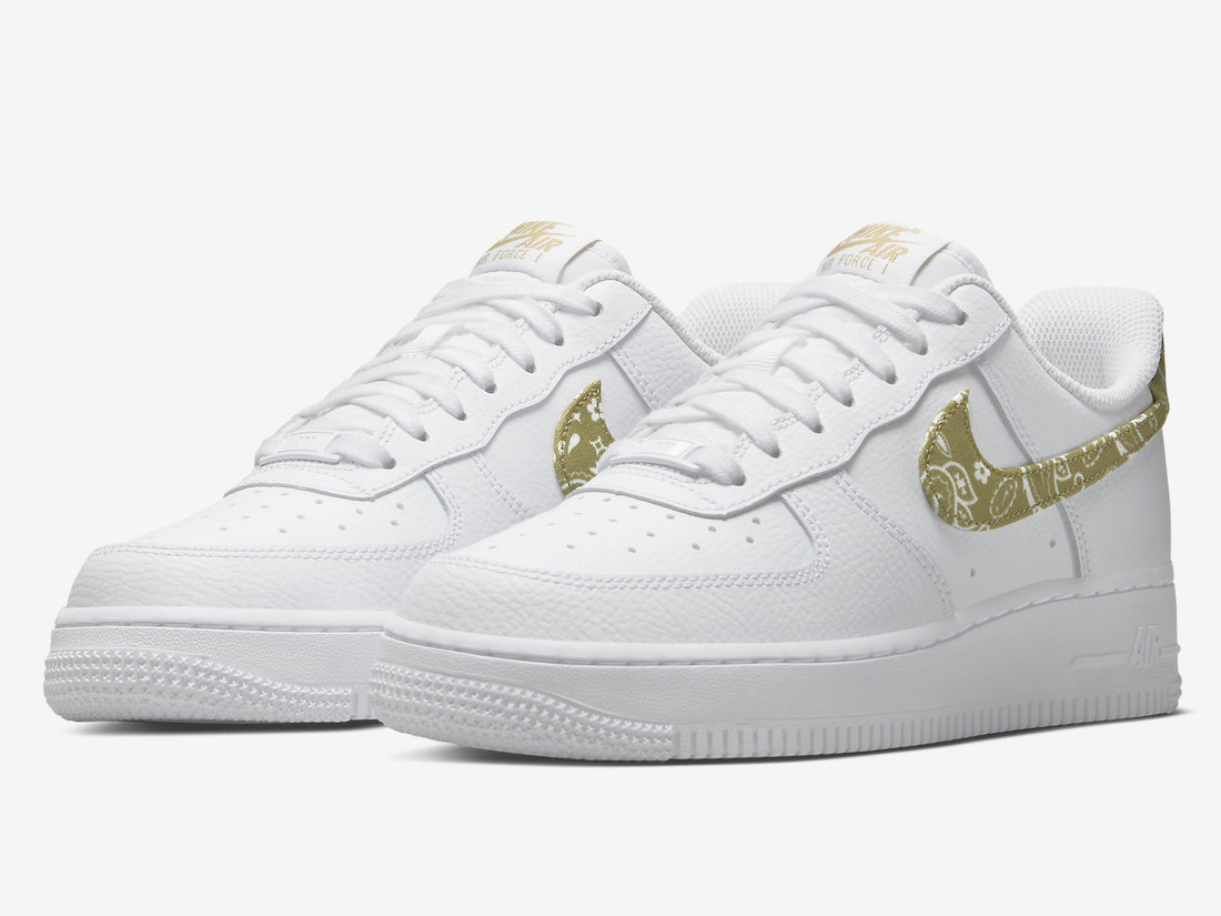 Nike,Air Force 1 Low,Olive Pai  纯正「西海岸」！腰果花 Air Force 1 Low 新配色官图曝光！