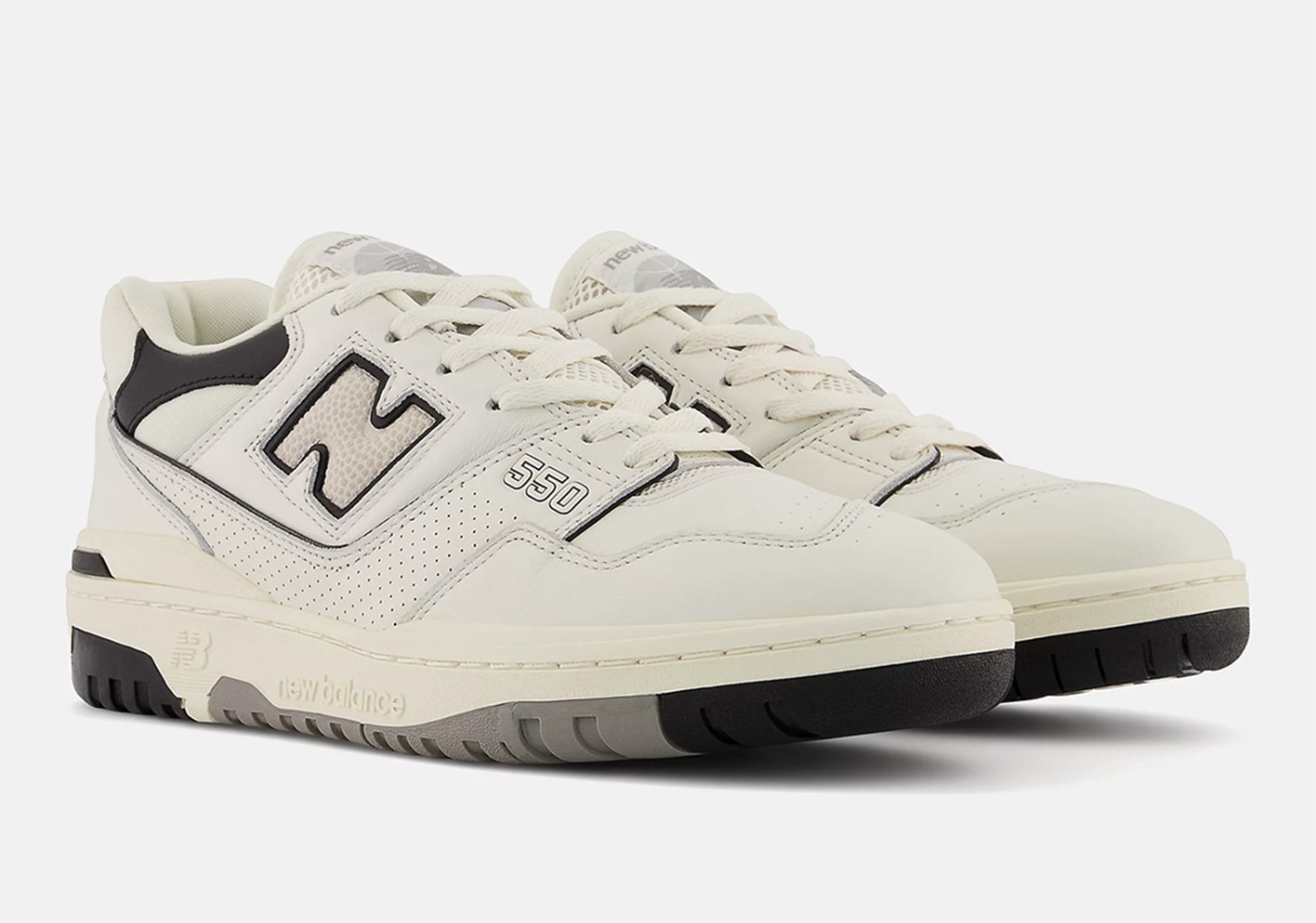 New Balance,BB550LWT,550  纯白配色复古风拉满！全新 NB 550 官图曝光！
