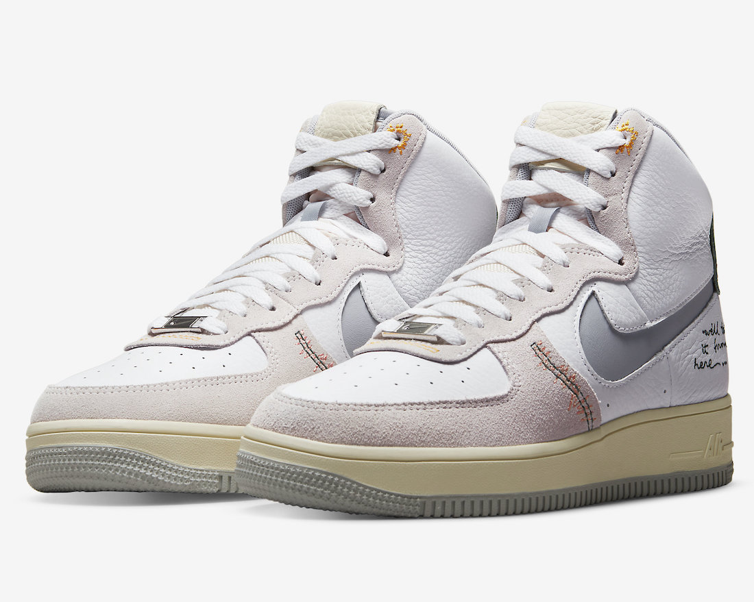 Nike,Air Force 1 Sculpt,We’ll  做旧 Vibe 风还有解构元素！全新 AF1 官图曝光！