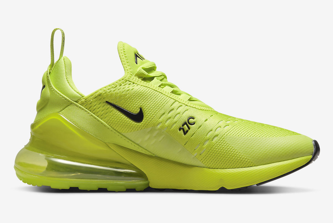 Nike,Air Max 270,DV2226-300,Te  荧光黄太醒目！全新「网球」Air Max 270 官图曝光！