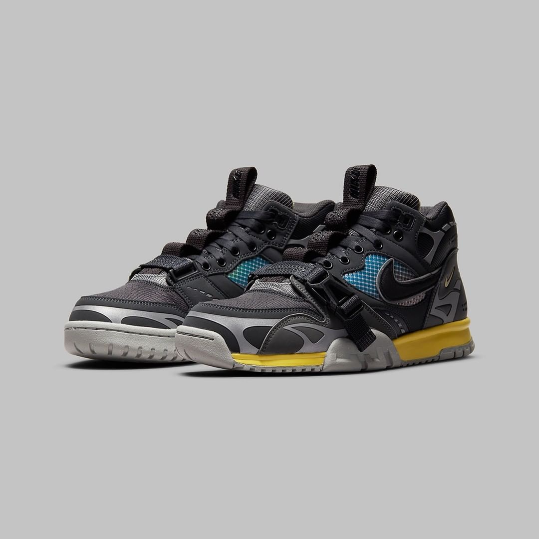 Nike,Air Trainer 1,DH7338-001,  沉稳烟灰 + 亮骚点缀！全新 Air Trainer 1 国区明早发售！