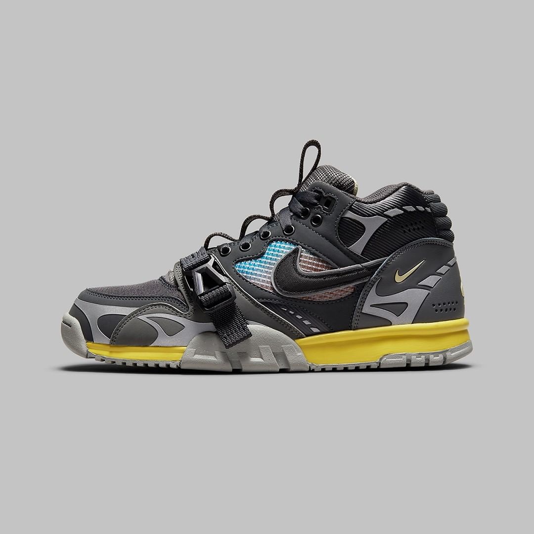 Nike,Air Trainer 1,DH7338-001,  沉稳烟灰 + 亮骚点缀！全新 Air Trainer 1 国区明早发售！