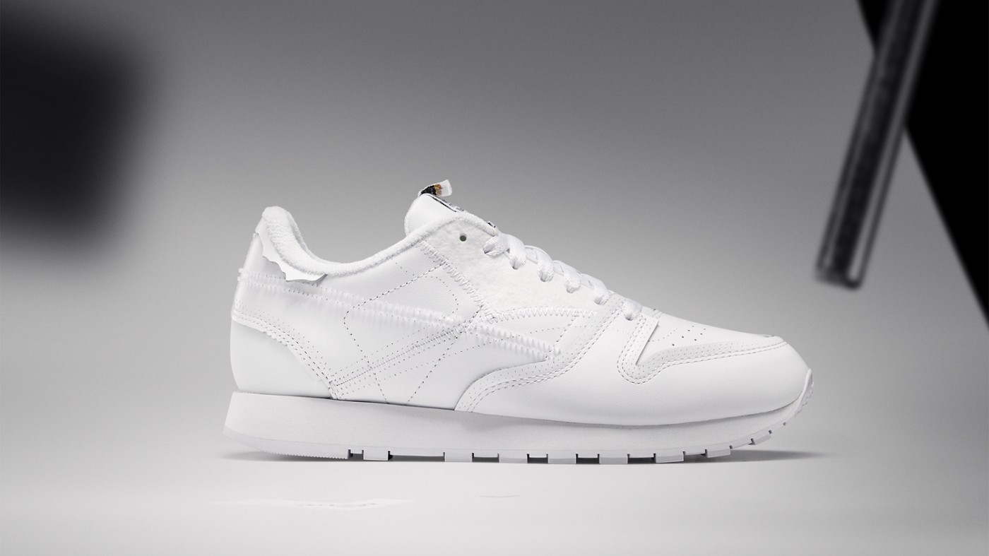 Maison Margiela,Reebok,ClubC,C  极简黑白解构风！Maison Margiela 联名锐步鞋款曝光！