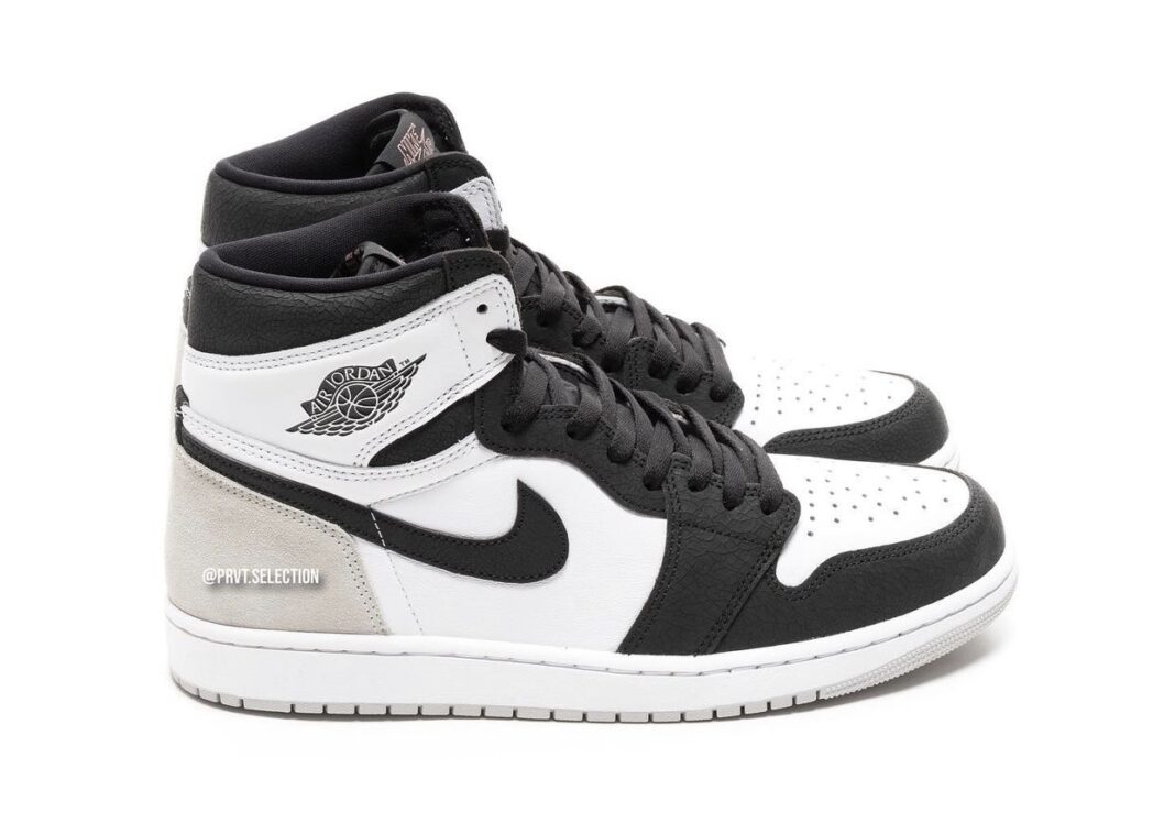 AJ,Air Jordan 1 Retro High OG,  「黑脚趾」AJ1 实物曝光！居然还有爆裂纹加持！