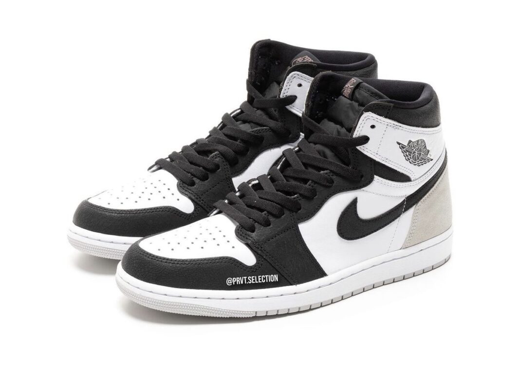 AJ,Air Jordan 1 Retro High OG,  「黑脚趾」AJ1 实物曝光！居然还有爆裂纹加持！